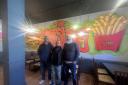 The Smashing Burger to open in April. Owners  Dewan Raja, Syful Islam and Kaled Abdul,