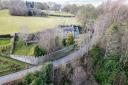 An aerial view of Thornley Gate, Hexham, on the market for £400,000