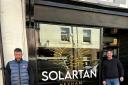 Paul Robinson and Mark Robinson outside their business Solartan