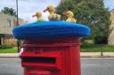 The duck postbox topper
