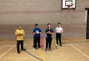 Some participants of the cricket hub in Hexham