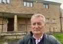 Derek Kennedy, mayor of Hexham, at the old police houses in Hexham