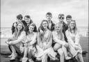 The main cast of Prudhoe Community High School's production of Grease