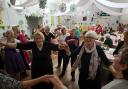 Members enjoying Hexhamshire WI’s 100th Birthday celebrations