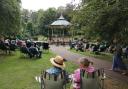 Previous music sessions at the band stand in the Sele