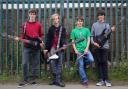 Prudhoe heavy metal band Divine Crown members (from l-r) Marcus Graham, Liam Carse, Nathan Moore and Cameron Smith
