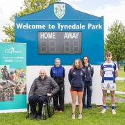 Tynedale RFC after announcing they are forming a partnership with Cognisant. Photo: John Austin