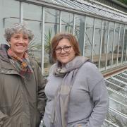 Grow Hexham co-ordinator Amy Hemmings (left), with town councillor Ginnie O'Farrell
