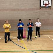 Some participants of the cricket hub in Hexham