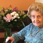 Inga Shucksmith, who will celebrate her hundredth birthday on June 9