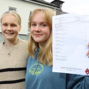 Sisters Amy and Megan Forbes - of Dame Allan's schools