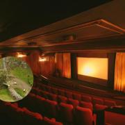 The Forum Cinema. Inset: The felled Sycamore Gap tree