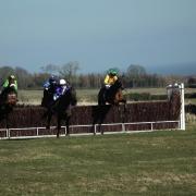 Rushour Ryan (Laura Fenwick) leads the field at the Ratcheugh Farm course which celebrates its 75th anniversary in 2024