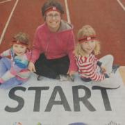 Nikki Saunders and her children Lola and Maisie were about to participate in the Sainsbury's Sport Relief Mile at Corbridge in 2014