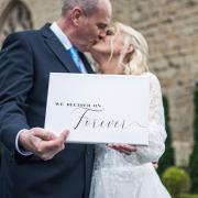 Ian and Michelle's perfect wedding at Langley Castle