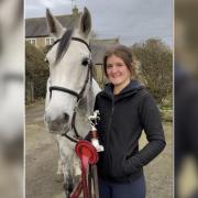 Abigail Langan and Djin Fizz du Barthas achieved the Young Rider Trophy