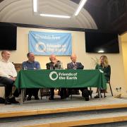 The North East Mayoral candidates speaking at the Friends of the Earth hustings event in Alnwick