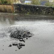 pothole to be fixed today on Shaftoe Street in Haydon Bridge