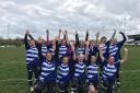 Tynedale RFC ladies touch team winning the winter league and Alnwick tournament 2019.