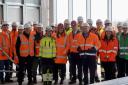 (Centre) Education secretary Gillian Keegan's visit to the Offshore Renewable Energy Catapult in Blyth
