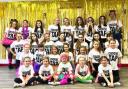 Studio K Dance in their WHAM! T-shirts for the tapathon