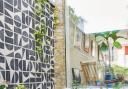 Undated Handout Photo of a contemporary Mediterranean garden using graphic tiles. See PA Feature GARDENING Small. Picture credit should read: Jason Ingram/Mitchell Beazley/PA. WARNING: This picture must only be used to accompany PA Feature GARDENING