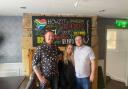 Hotel Manager Gareth Worth, Bar Manager Shannon Smith and business owner Calvin Hood.