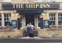 Paul and Kelly Johnson, owners of The Ship Inn in Wylam.