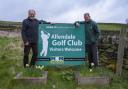 SPORT: (L-R) Robin Down, Honorary Treasurer of Allendale Golf Club and Neil Forsyth, greenkeeper and secretary. Image: Robin Down