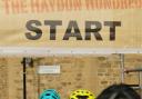 GO!: Riders at the start line of Haydon Hundred.
Credit:Michael Sadgrove