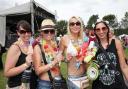 FESTIVAL: Birthday girl Lea Foster (right) celebrates her 40th birthday in style at Corbridge Music Festival with friends Catherine Moat, Adele O'Brien-Carr and Nikki Morrow in 2014. Image: Kate Miller