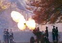 The 3rd Regiment Royal Horse Artillery firing cannons. Image: 3RHA
