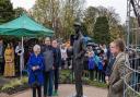 Watch the moment Jack Charlton's  statue is unveiled at Hirst Park, Ashington