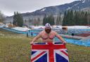 Fenwick Ridley returns from competing in France with Team GB at The Ice Swimming World Championships in Samoens, France