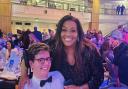 Alison Hammond with a cadet from Percy Hedley's Cadet Scheme