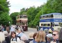 Guests and hosts at Beamish Museum