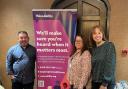 VoiceAbility’s Tommy Armstrong, Julie Allison and Louise Abbs at an event in Slaley Hall to launch the free service