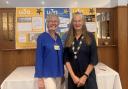 Wendy Dale, Chairwoman of Tynedale u3a and Cllr Fay Hartland, Deputy Mayor of Hexham