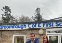 Guy Opperman MP and executive headteacher at the school, Suzanne Hart