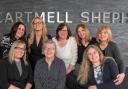 Jo Grey, back row far left, is part of Cartmell Shepherd Solicitors' Family Law team