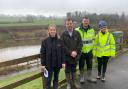 MP Guy Opperman visited Wydon Water to see how work is progressing