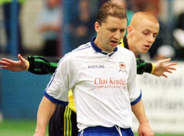 Hexham Courant: Finney had a spell with Barrow later in his career
