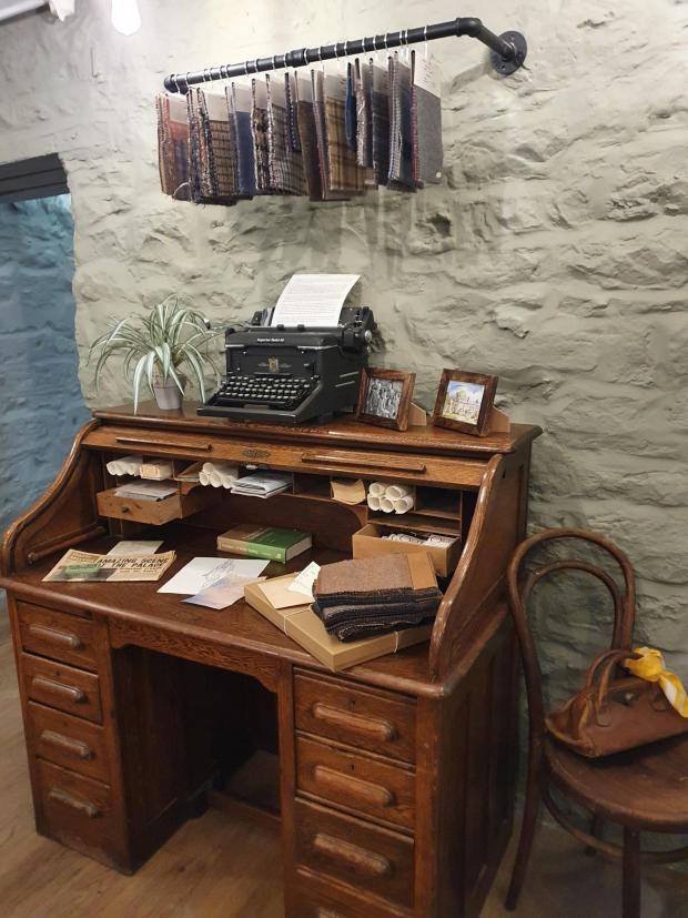 Hexham Courant: Otterburn Mill's café includes historical displays.