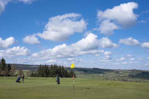 Hexham Courant: GOLF: The ninth fairway at Allendale Golf course. Image: Robin Down