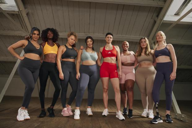 Hexham Courant: Sports bras from Adidas (Adidas/PA)