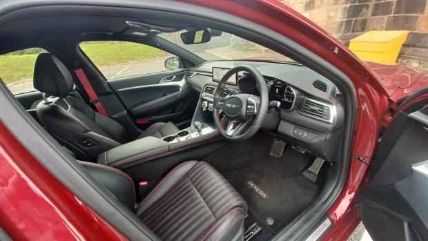 Hexham Courant: The interior is stylish but a little cramped in the back
