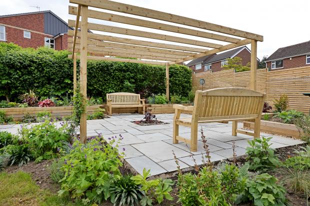 Hexham Courant: BLOOMING: The new sensory garden at The Manors. Image: Karbon Homes