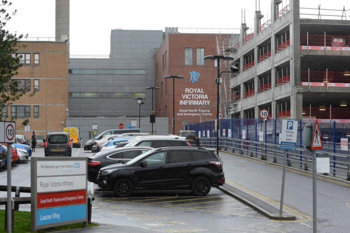 The RVI in Newcastle, where a patient with monkeypox is being treated  Picture: NORTH NEWS AND PICTURES