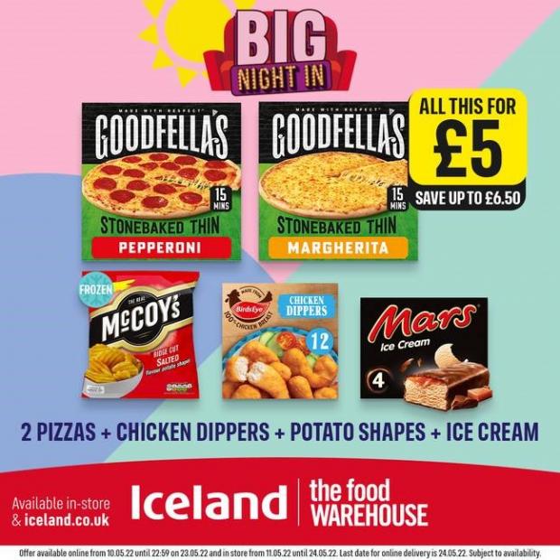 Hexham Courant: Iceland 'Big Night In' meal deal (Iceland)
