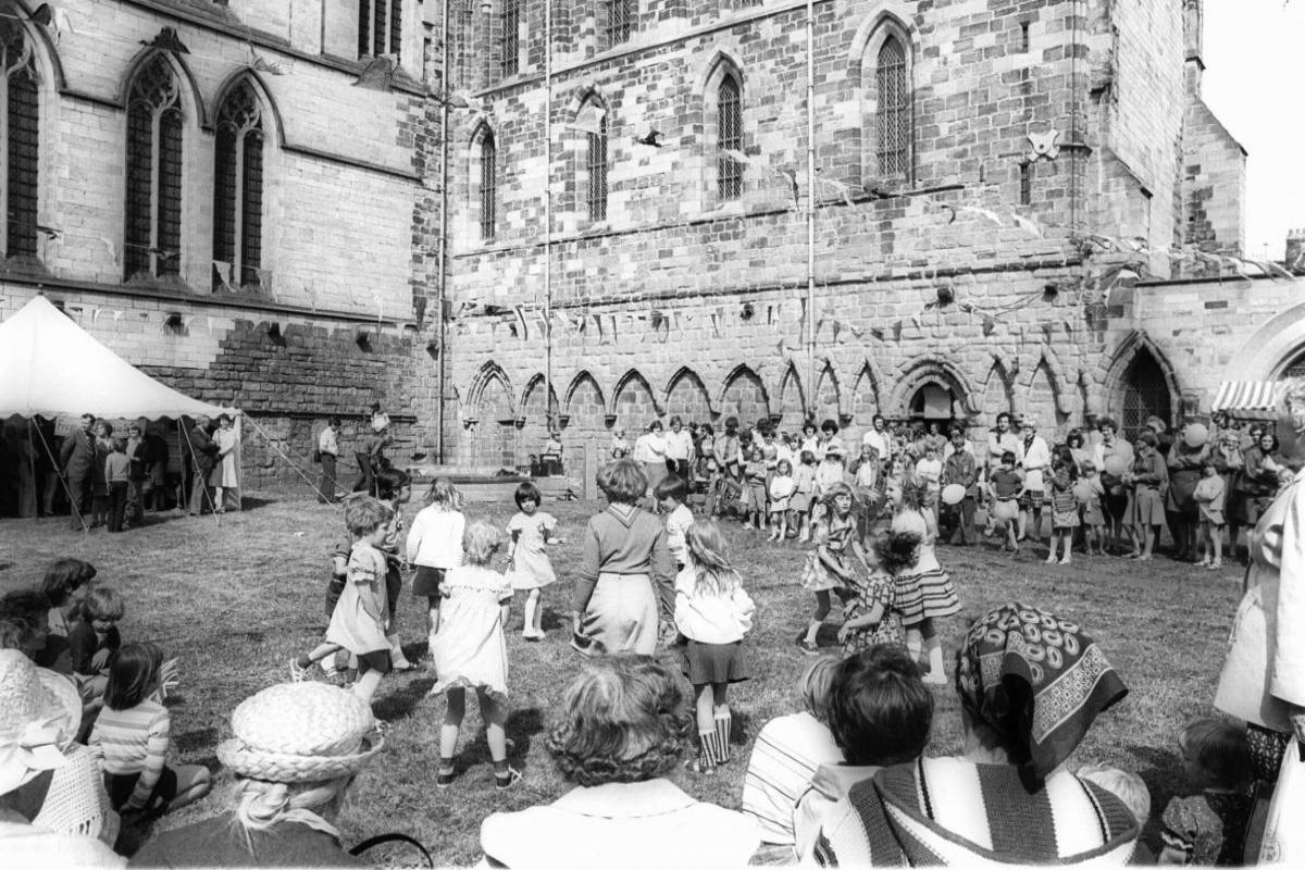 The Queen’s Silver Jubilee celebrations in Hexham in June 1977.